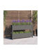 vidaXL Blumenkasten Hölzernes Gray 112x25x66cm.