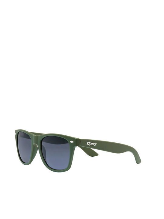 Zippo Sonnenbrillen mit Grün Rahmen und Blau Linse OB21-28