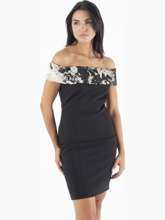 Summer Mini Evening Dress Black