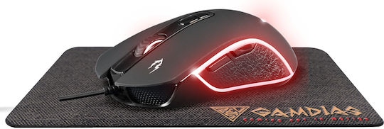 Gamdias Zeus E3 + NYX E1 RGB Gaming Mouse 3600 DPI Negru