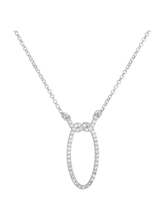 Excite-Fashion Elegant Essence Геометричен от Сребърен с Циркон