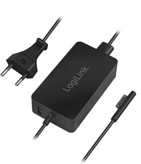 LogiLink Φορτιστής Laptop 44W 15V για Microsoft με Αποσπώμενο Καλώδιο Τροφοδοσίας