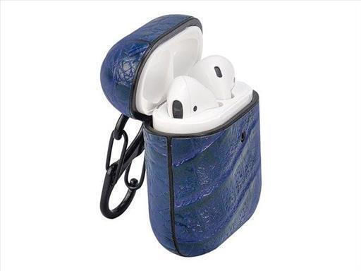TerraTec AirBox Θήκη Σιλικόνης με Γάντζο σε Μπλε χρώμα για Apple AirPods