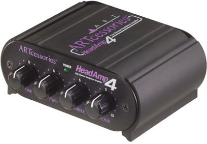 Art Head AMP 4 Portable Analog Headphone Amplifier 4 Channels with Jack (3.5mm/6.3mm)