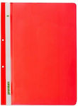 A&G Paper Clipboard with Spring for Paper A4 Red Premium 1pcs