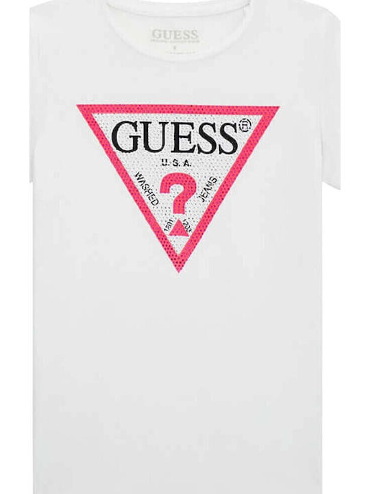 Guess Παιδικό T-shirt Λευκό