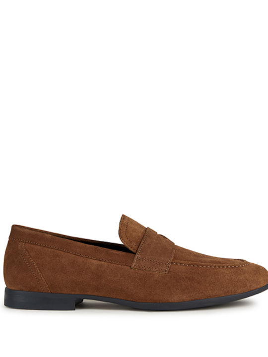 Geox Men's Suede Moccasins Brown