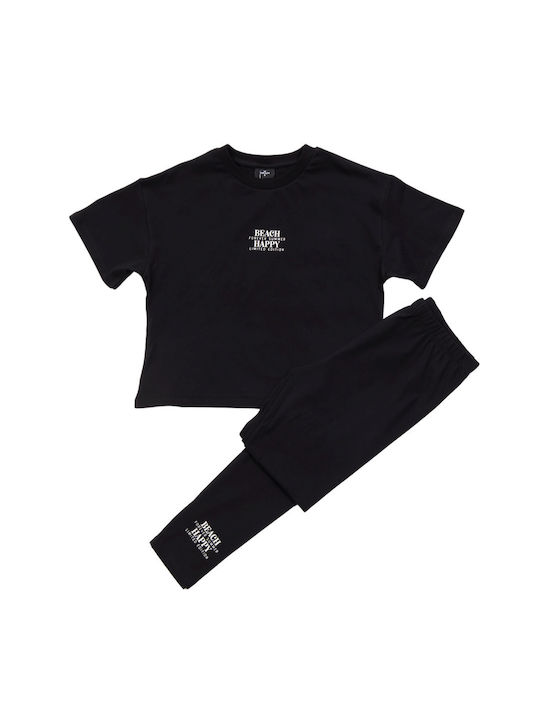 Trax Kids Set with Leggings Winter 2pcs Black