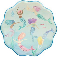 Meri Meri Mermaid Plate 8pcs