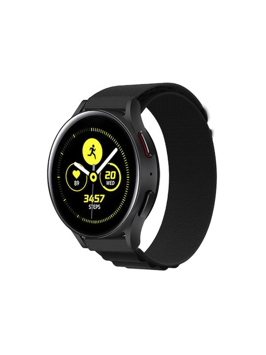 Nylon Strap Negru (Huawei Watch GT2 / GT3 (42mm) / GT3 Pro (43mm)) Nylon Strap Negru (Huawei Watch GT2 / GT3 (42mm) / GT3 Pro (43mm))