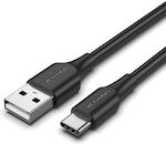 Vention USB 2.0 Cable USB-C male - USB-A male Μαύρο 1m (CTHBF)
