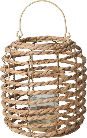 Zaros Seagrass Laterne Korbweide Braun 19x23cm 1Stück