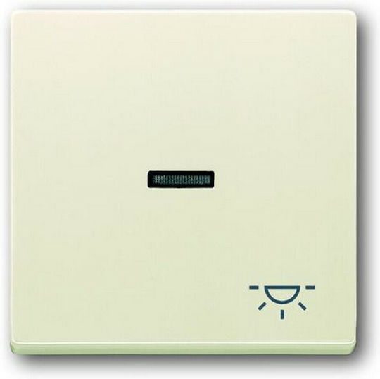 Abb Lighting Front Plate Switch Beige 20239