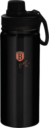 Berlinger Haus Black Rose Collection Bottle Thermos Stainless Steel 540ml Black with Mouthpiece