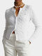 Women's Knitted Cardigan with Buttons White