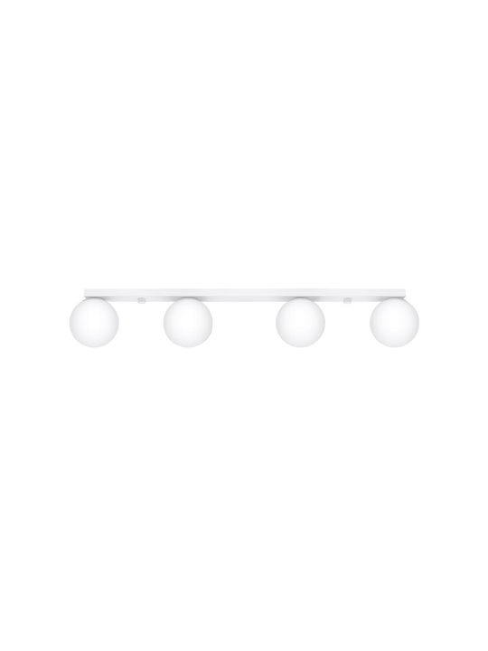 Sollux Yoli Ceiling Mount Light 88cm White with...