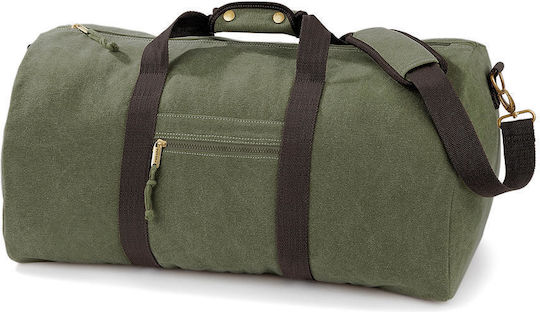 Quadra Vintage Canvas QD613 Sack Voyage 45lt Vintage Military Green Fabric L58xW30xH30cm