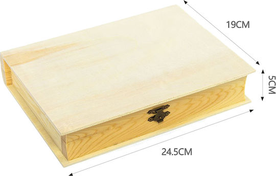 Dekorative Box Hölzernes 24.5x19x5cm