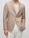 Men's Suit Jacket Beige