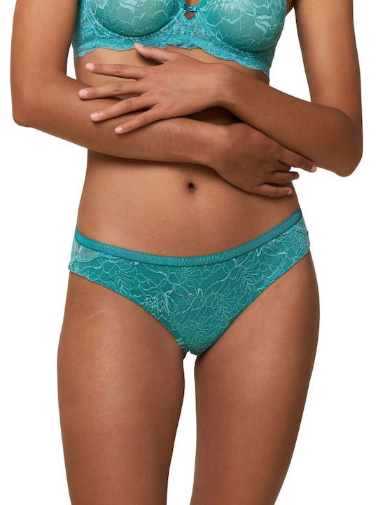 Triumph Amourette Charm Women's String with Lace Green