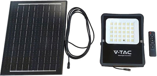 V-TAC Waterproof Solar LED Floodlight 20W Natural White 4000K with Remote Control IP65