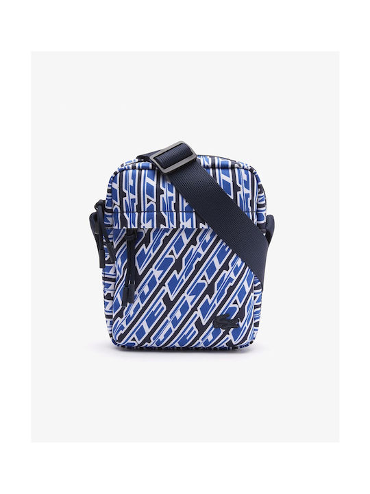 Lacoste Ανδρική Τσάντα Ώμου / Χιαστί σε Navy Μπλε χρώμα
