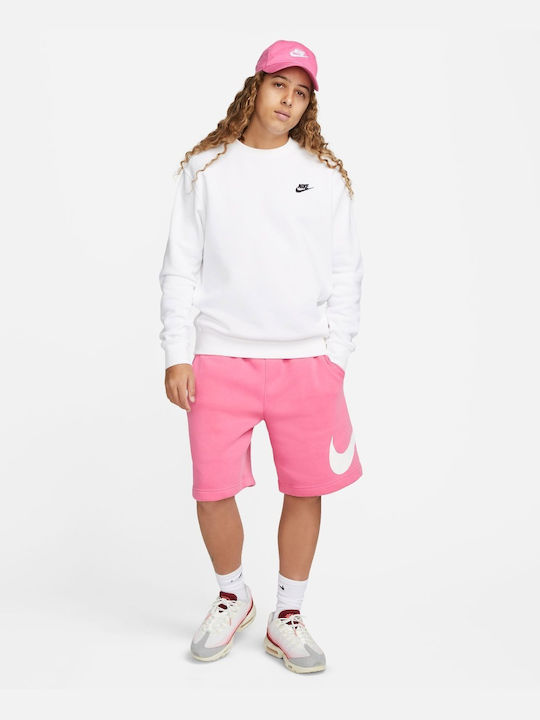 Nike Sportswear Club Αθλητική Ανδρική Βερμούδα Ροζ