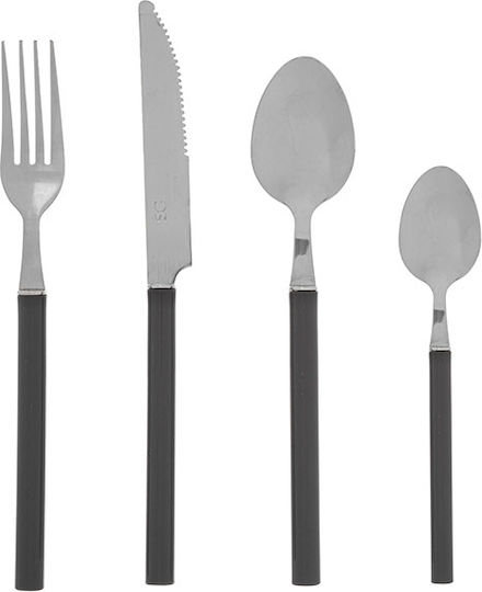 Indo Set de Tacâmuri Gri 24buc