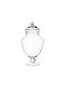5Five Glass Sweet Jar with Lid and Foot Transparent 15.5x15.5x30.5cm
