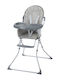 Bebe Confort Kanji Foldable Highchair with Plastic Frame & Fabric Seat Warm Grey