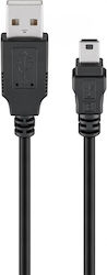 Goobay USB 2.0 Cablu USB-A - mini USB-B Negru 0...