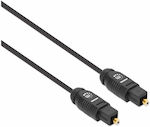 Manhattan Optical Audio Cable TOS male - TOS male Μαύρο 3m (356084)
