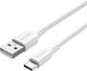 Vention USB Typ-C Kabel mit USB-A Terminal Weiß 1,5 m