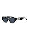 Karl Lagerfeld Women's Sunglasses with Black Plastic Frame and Gray Lens KL6086S-001