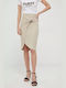 Guess Pencil Midi Skirt in Beige color