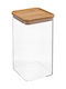 5Five Eske General Use Vase with Airtight Plastic Transparent Lid 1500ml 1 Piece
