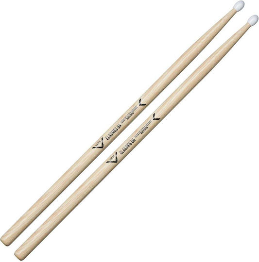 Vater Пластмасови Палчици Барабани Classics 5A с Форма на Връх Жълъд