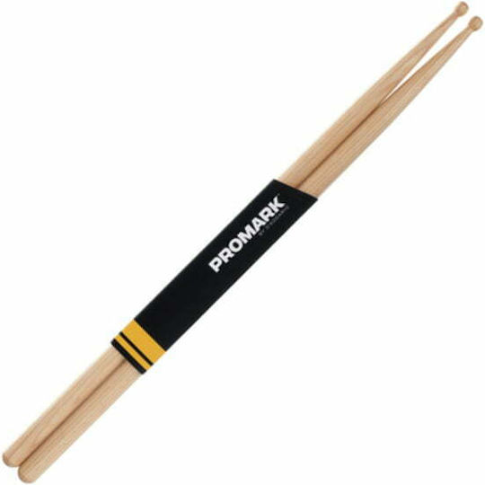 Promark Hickory Μπαγκέτες Ντραμς Finesse 718 5A με Σχήμα Μύτης Ball
