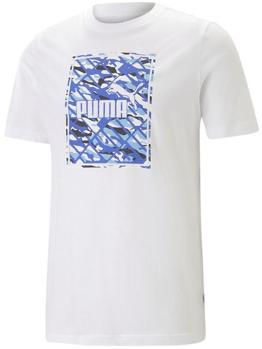 Puma Herren T-Shirt Kurzarm Weiß