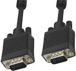 Cable VGA male - VGA male Μαύρο 5m (04.001.0455)
