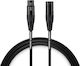 Warm Audio Cable XLR male - XLR female Μαύρο 1.8m (PRO-XLR-6)