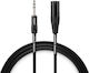 Warm Audio Cable XLR male - 6.3mm male Μαύρο 1.8m (PRO-XLRM-TRSM-6)