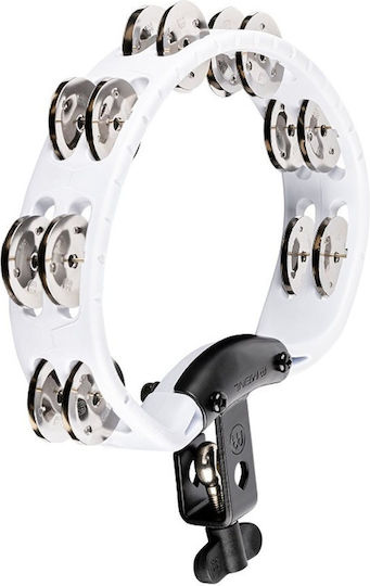 Meinl Alb Plastic Tamburină Hi-Hat cu dublă serie de zilii