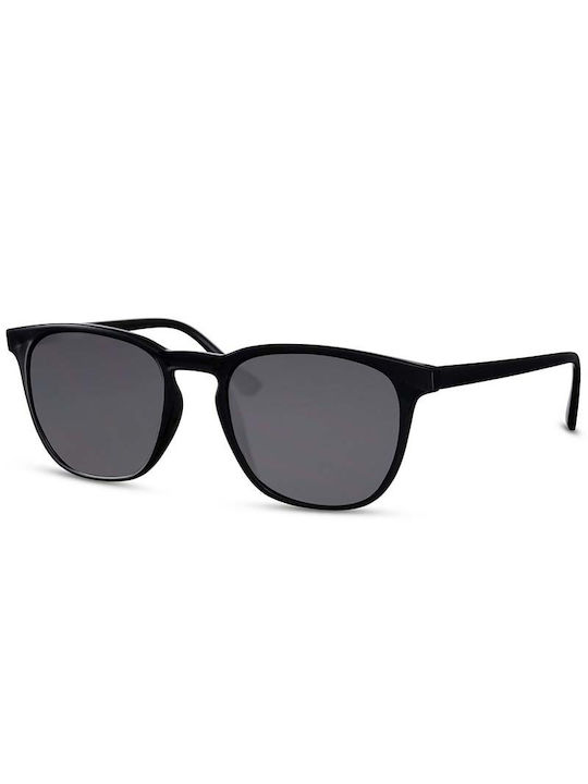 Solo-Solis Sunglasses with Black Plastic Frame and Black Lens NDL6353