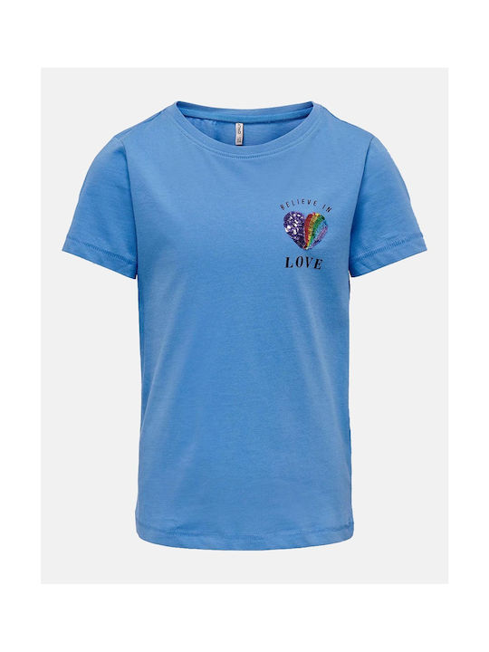 Only Kinder-T-Shirt Blau