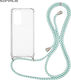 Sonique Armor Back Cover Silicone with Strap Ra...