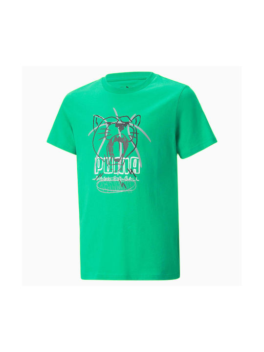 Puma Kids' T-shirt Green