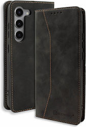 Bodycell Synthetic Leather Book Black (Galaxy S23+)