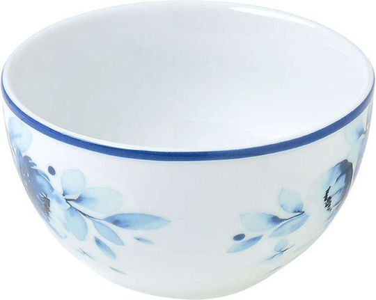 Estia Blue Rose Μπωλ Σερβιρίσματος Στρογγυλό από Πορσελάνη Μπλε με Διάμετρο 14εκ. 2τμχ