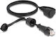 DeLock U/FTP (STP) Cat.6 Network Cable for Outdoor Use Ethernet 1m Black